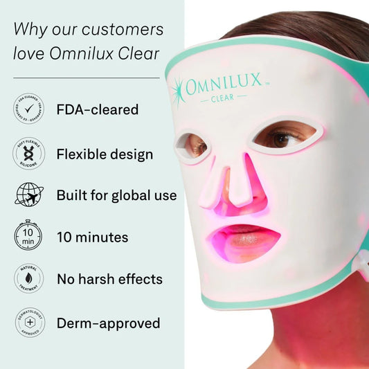 Omnilux Clear LED Light Therapy Mask